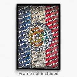 Cottleville Missouri Poster (MO City Souvenir 11x17 Town Print)