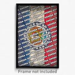 Odessa Missouri Poster (MO City Souvenir 11x17 Town Print)