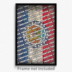 Trenton Missouri Poster (MO City Souvenir 11x17 Town Print)