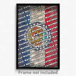 Waynesville Missouri Poster (MO City Souvenir 11x17 Town Print)