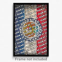 St. Clair Missouri Poster (MO City Souvenir 11x17 Town Print)