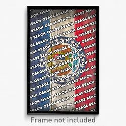 Osage Beach Missouri Poster (MO City Souvenir 11x17 Town Print)