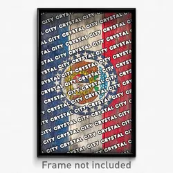 Crystal City Missouri Poster (MO City Souvenir 11x17 Town Print)