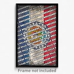 Breckenridge Hills Missouri Poster (MO City Souvenir 11x17 Town Print)