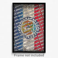 Scott City Missouri Poster (MO City Souvenir 11x17 Town Print)