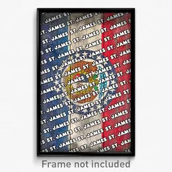 St. James Missouri Poster (MO City Souvenir 11x17 Town Print)