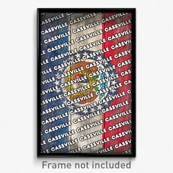 Cassville Missouri Poster (MO City Souvenir 11x17 Town Print)