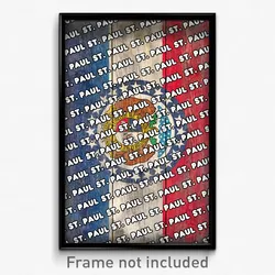 St. Paul Missouri Poster (MO City Souvenir 11x17 Town Print)