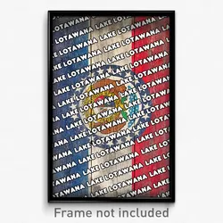 Lake Lotawana Missouri Poster (MO City Souvenir 11x17 Town Print)