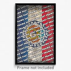 East Prairie Missouri Poster (MO City Souvenir 11x17 Town Print)