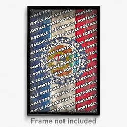 Portageville Missouri Poster (MO City Souvenir 11x17 Town Print)