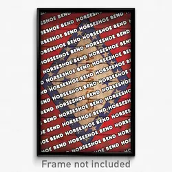 Horseshoe Bend Arkansas Poster (AR City Souvenir 11x17 Town Print)