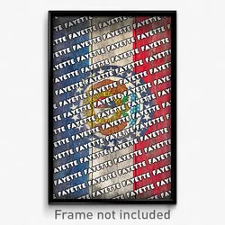 Fayette Missouri Poster (MO City Souvenir 11x17 Town Print)