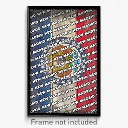 New Madrid Missouri Poster (MO City Souvenir 11x17 Town Print)