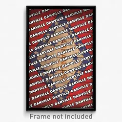 Danville Arkansas Poster (AR City Souvenir 11x17 Town Print)