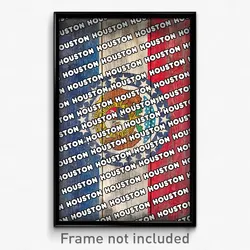 Houston Missouri Poster (MO City Souvenir 11x17 Town Print)