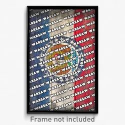 Warsaw Missouri Poster (MO City Souvenir 11x17 Town Print)