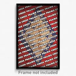 Prairie Creek Arkansas Poster (AR City Souvenir 11x17 Town Print)