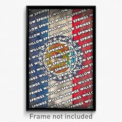 Willow Springs Missouri Poster (MO City Souvenir 11x17 Town Print)