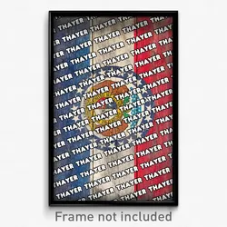 Thayer Missouri Poster (MO City Souvenir 11x17 Town Print)