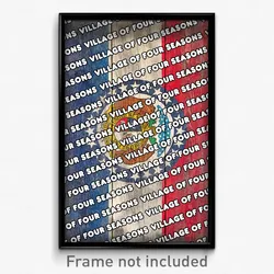 Village of Four Seasons Missouri Poster (MO City Souvenir 11x17 Town Print)
