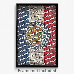 Oakland Missouri Poster (MO City Souvenir 11x17 Town Print)