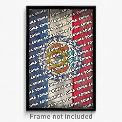 Edina Missouri Poster (MO City Souvenir 11x17 Town Print)