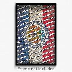 Lake Winnebago Missouri Poster (MO City Souvenir 11x17 Town Print)