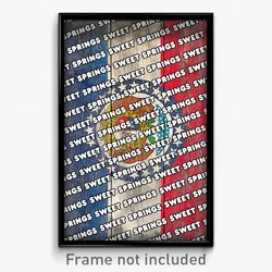 Sweet Springs Missouri Poster (MO City Souvenir 11x17 Town Print)