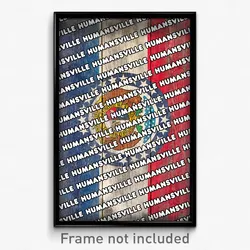 Humansville Missouri Poster (MO City Souvenir 11x17 Town Print)