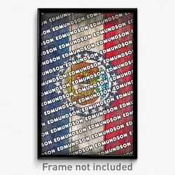 Edmundson Missouri Poster (MO City Souvenir 11x17 Town Print)
