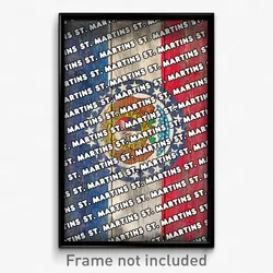 St. Martins Missouri Poster (MO City Souvenir 11x17 Town Print)