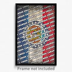 LaBarque Creek Missouri Poster (MO City Souvenir 11x17 Town Print)
