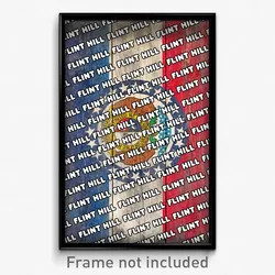 Flint Hill Missouri Poster (MO City Souvenir 11x17 Town Print)