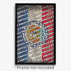 Pineville Missouri Poster (MO City Souvenir 11x17 Town Print)