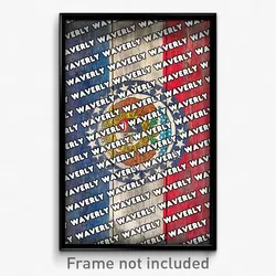 Waverly Missouri Poster (MO City Souvenir 11x17 Town Print)