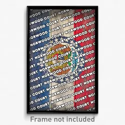 Norwood Court Missouri Poster (MO City Souvenir 11x17 Town Print)