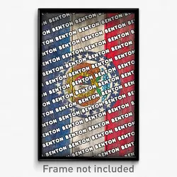 Benton Missouri Poster (MO City Souvenir 11x17 Town Print)