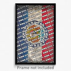 King City Missouri Poster (MO City Souvenir 11x17 Town Print)