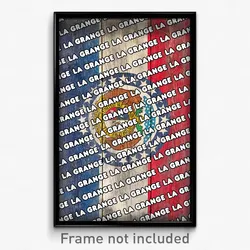 La Grange Missouri Poster (MO City Souvenir 11x17 Town Print)