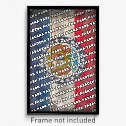 Pasadena Park Missouri Poster (MO City Souvenir 11x17 Town Print)