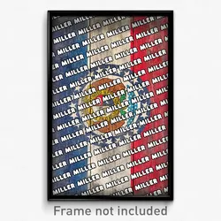 Miller Missouri Poster (MO City Souvenir 11x17 Town Print)