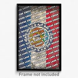 Goose Creek Lake Missouri Poster (MO City Souvenir 11x17 Town Print)
