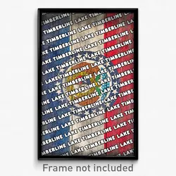 Lake Timberline Missouri Poster (MO City Souvenir 11x17 Town Print)