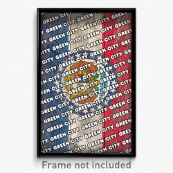 Green City Missouri Poster (MO City Souvenir 11x17 Town Print)