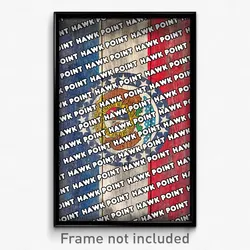 Hawk Point Missouri Poster (MO City Souvenir 11x17 Town Print)