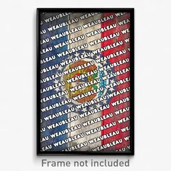 Weaubleau Missouri Poster (MO City Souvenir 11x17 Town Print)