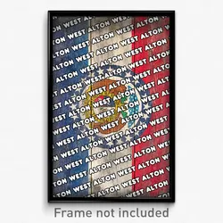 West Alton Missouri Poster (MO City Souvenir 11x17 Town Print)