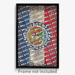 Bell City Missouri Poster (MO City Souvenir 11x17 Town Print)