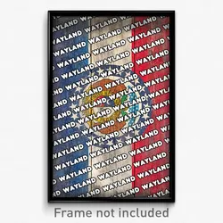 Wayland Missouri Poster (MO City Souvenir 11x17 Town Print)